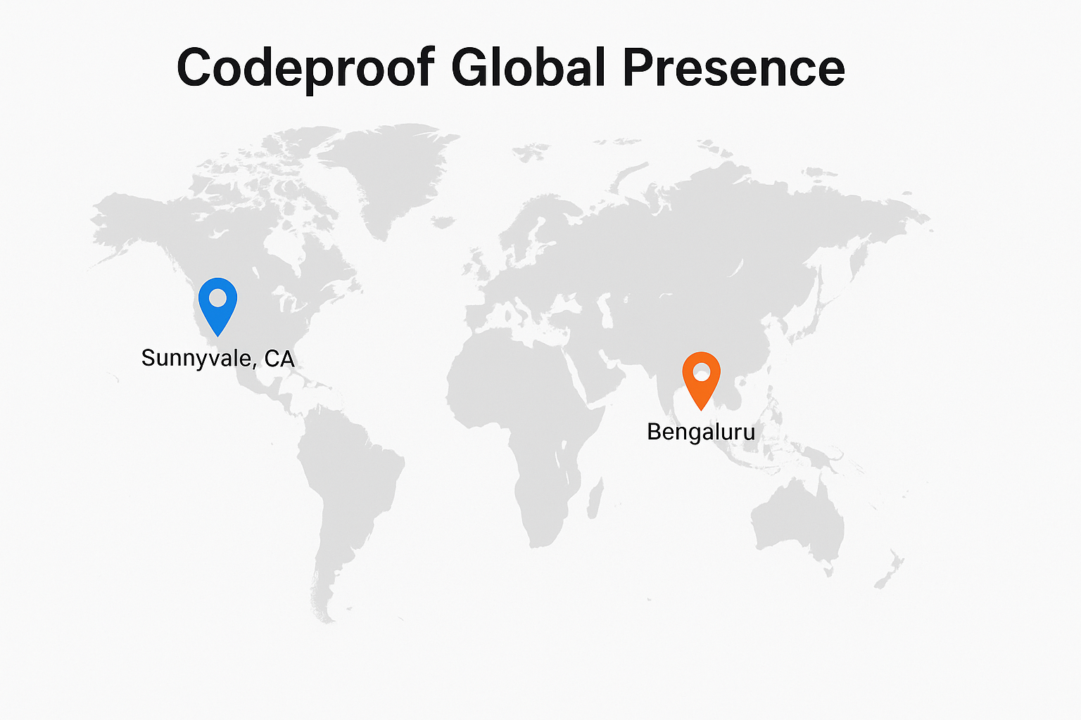 Codeproof global presence map