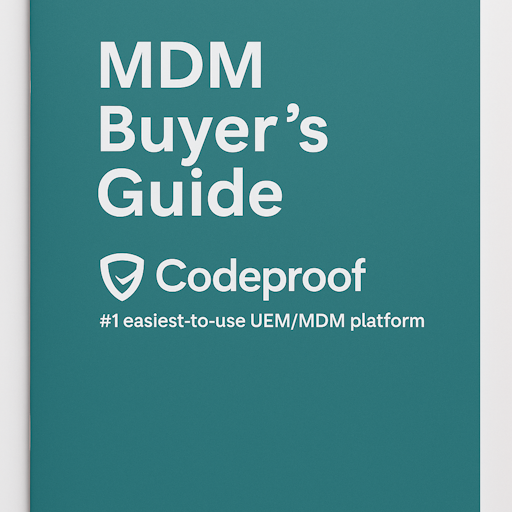 MDM Buyer’s Guide cover by Codeproof